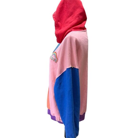 SO Women's Multicolor Zippered Hoodie Jacket Size S - Picture 7 of 13